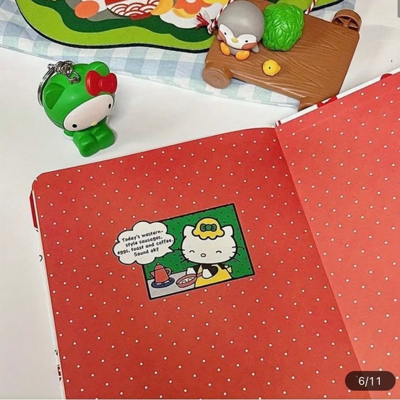 New Hardcover Sanrio Hello Kitty Journal Tablet - Picture 10 of 11